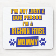 Maman de Bichon Frise Tapis De Souris