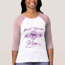 Maman de bull-terrier t-shirts