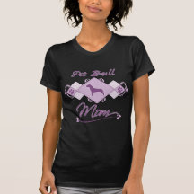 Maman de pitbull t-shirt