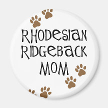 Maman de Rhodesian Ridgeback Aimant Pour Réfrigérateur