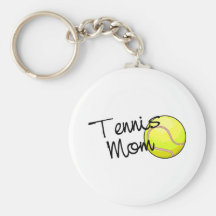 Maman de tennis porte-clé