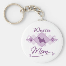 Maman de Westie Porte-clefs