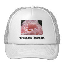 Maman d'équipe ! folâtre des fleurs de rose de ros casquettes