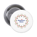 Maman Hearts de badminton Badge