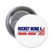 Mamans d'hockey pour Obama Biden Badge Avec Épingle