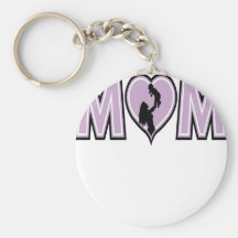 Mamma met baby sleutelhanger