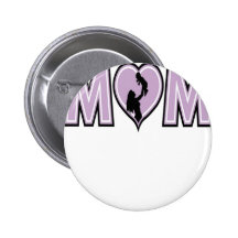 Mamma met baby speldbutton