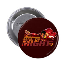 Man van de superman van zou kunnen speld button