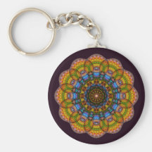 Mandala de 12 yeux porte-clé