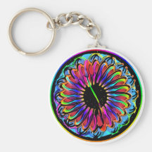 Mandala de Sumi-e Porte-clefs