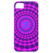 Mandala pourpre rose de yoga coque iPhone 5 Case-Mate