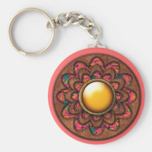 Mandala quatre porte-clef
