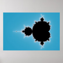 Mandelbrot a placé 05 - fractale affiche
