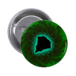 Mandelbrot vert frais pin's avec agrafe