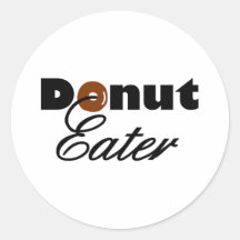 Mangeur de beignet autocollants