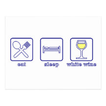 Mangez… du vin blanc de sommeil… cartes postales