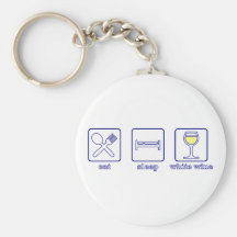 Mangez… du vin blanc de sommeil… porte-clefs
