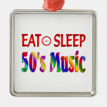 Mangez la musique des années 50 de sommeil ornement