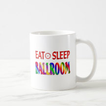 Mangez la salle de bal de sommeil tasses