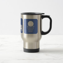 mangez le basket-ball de sommeil mugs