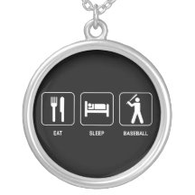 Mangez le collier de base-ball de sommeil