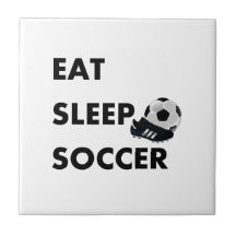 Mangez le football de sommeil carreaux en céramique