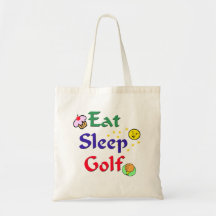 Mangez le golf de sommeil sac en toile