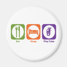 Mangez le tuba de jeu de sommeil magnets