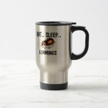 Mangez les LEMMINGS de sommeil Mugs