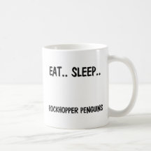 Mangez les PINGOUINS du sommeil ROCKHOPPER Tasses
