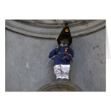 Manneken Pis Carte De Vœux
