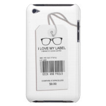 Mannelijk Label Geek Barely There iPod Covers
