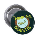 Mante de pensée pin's avec agrafe