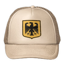 Manteau d'Allemand Eagle - du Deutschland des bras casquettes