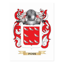 Manteau de Foss des bras Carte Postale
