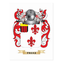 Manteau de Freke des bras Cartes Postales