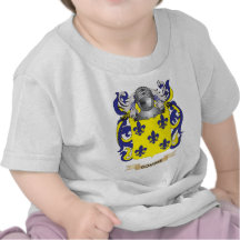 Manteau de Gomme des bras (crête de famille) T-shirts
