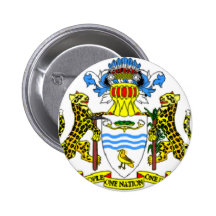 Manteau de la Guyane des bras Badge Avec Épingle