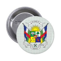 Manteau de la république centrafricaine de détail  badges avec agrafe