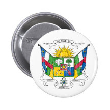Manteau de la république centrafricaine des bras badge avec épingle