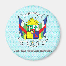 Manteau de la république centrafricaine des bras magnets pour réfrigérateur