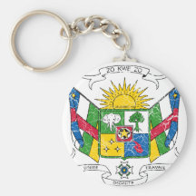 Manteau de la république centrafricaine des bras porte-clefs