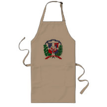 Manteau de la République Dominicaine de tablier de