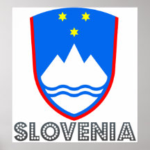Manteau de la Slovénie des bras Affiches