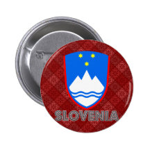 Manteau de la Slovénie des bras Pin's