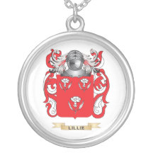 Manteau de Lillie des bras (crête de famille) Pendentifs Personnalisés
