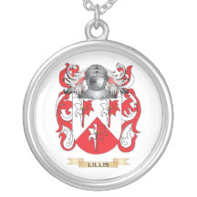 Manteau de Lillis des bras (crête de famille) Collier