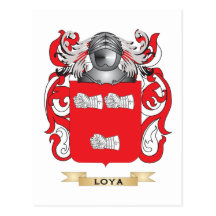 Manteau de Loya des bras (crête de famille) Cartes Postales