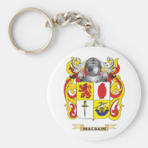 Manteau de MacBain des bras (crête de famille) Porte-clé