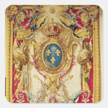 Manteau des bras de la famille royale française autocollant